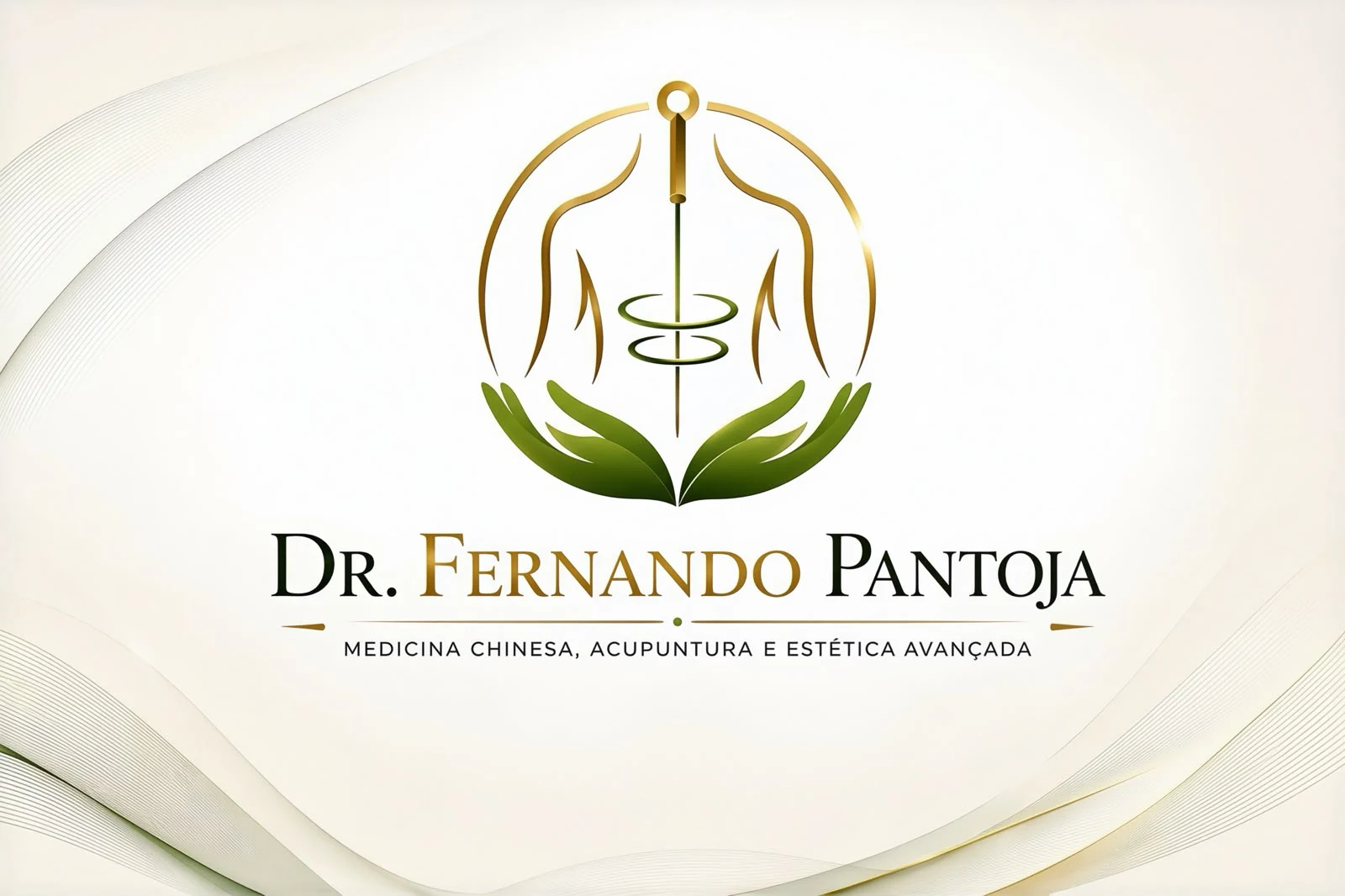 Identidade visual Dr. Fernando Pantoja — Medicina chinesa, acupuntura e estética avançada